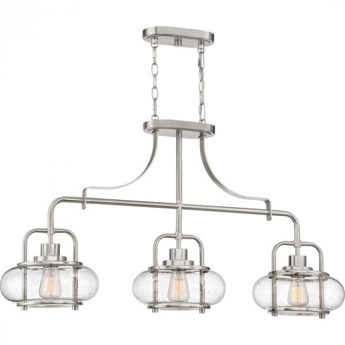 Quoizel 3 Light Trilogy Island Chandelier Model: TRG338BN