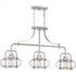 Quoizel 3 Light Trilogy Island Chandelier Model: TRG338BN