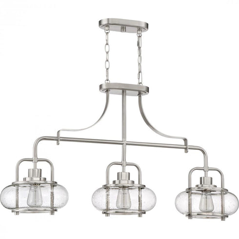 Quoizel 3 Light Trilogy Island Chandelier Model: TRG338BN