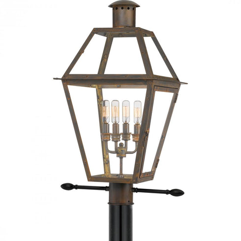 Quoizel 4 Light Rue De Royal Outdoor Lantern Model: RO9014AC