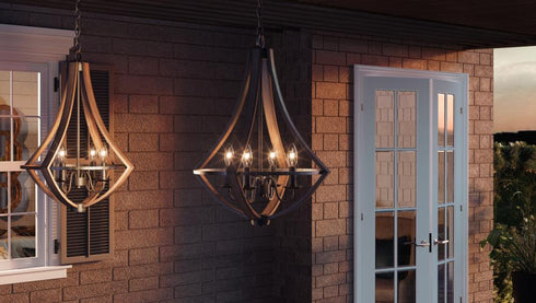 Quoizel 4 Light Shire Pendant Model: SHR2818RK