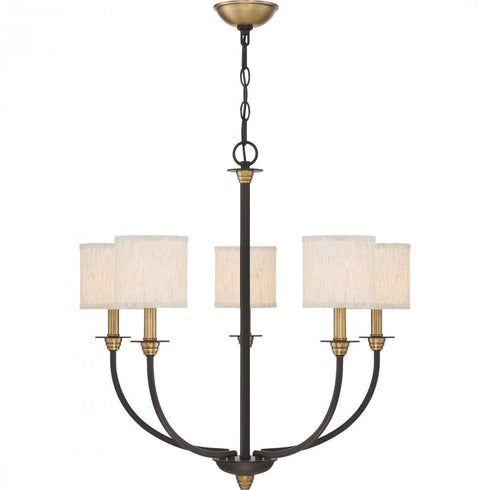 Quoizel 5 Light Audley Chandelier Model: ADY5005OZ