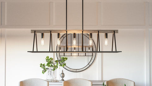 Quoizel 5 Light Brockton Island Chandelier Model: BRT542GK