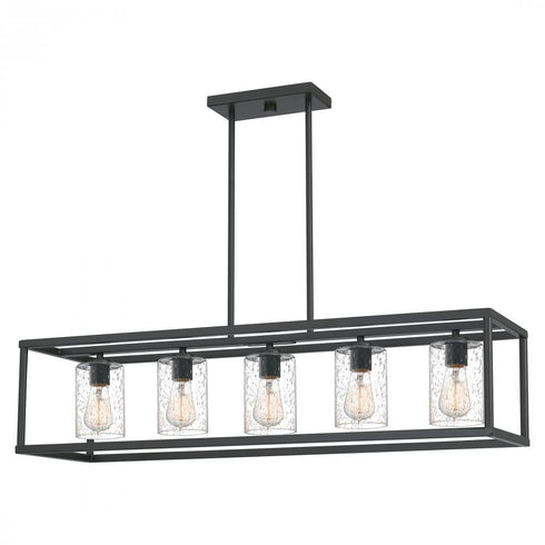 Quoizel 5 Light New Harbor Island Chandelier Model: NHR3538OZ