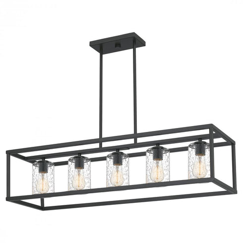 Quoizel 5 Light New Harbor Island Chandelier Model: NHR3538OZ
