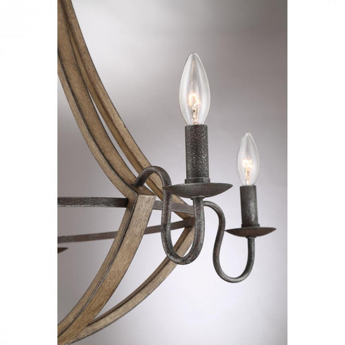 Quoizel 5 Light Shire Chandelier Model: SHR5005RK