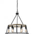 Quoizel 6 Light Brockton Chandelier Model: BRT5006GK