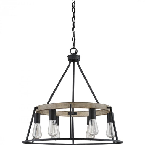Quoizel 6 Light Brockton Chandelier Model: BRT5006GK