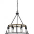 Quoizel 6 Light Brockton Chandelier Model: BRT5006GK