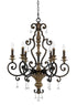 Quoizel 6 Light Marquette Chandelier Model: MQ5006HL