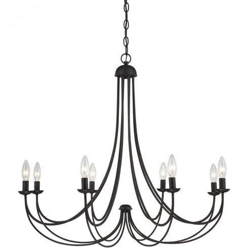 Quoizel 8 Light Mirren Chandelier Model: MRN5008IB