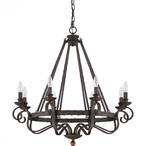 Quoizel 8 Light Noble Chandelier Model: NBE5008RK