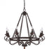 Quoizel 8 Light Noble Chandelier Model: NBE5008RK