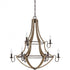 Quoizel 9 Light Shire Chandelier Model: SHR5009RK