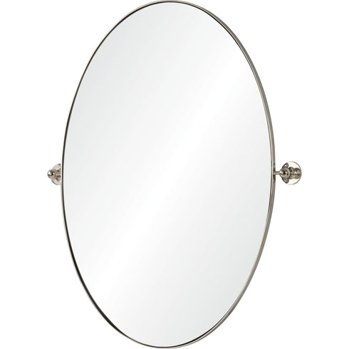 Renwil Azalea Oval Mirror With A Polished Nickel Model: MT2353