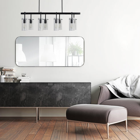 Renwil Delphinus Rectangle Mirror With A Satin Model: MT2360
