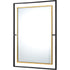 Renwil Gray Rectangle Mirror With A Blackantique Model: MT2244