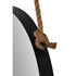 Renwil Parbuckle Oval Mirror With A Matte Black Model: MT2365