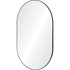 Renwil Webster Oval Mirror With A Black Frame Model: MT2394