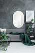Renwil Webster Oval Mirror With A Black Frame Model: MT2394