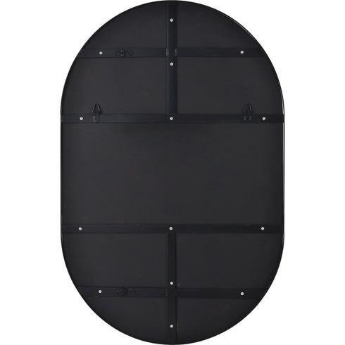 Renwil Webster Oval Mirror With A Black Frame Model: MT2394
