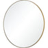Renwil Witham Round Mirror With A Gold Paint Frame Model: MT2331