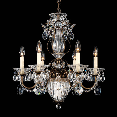 Schonbek Bagatelle 7 Light Crystal Chandelier Model Number: 1246-48