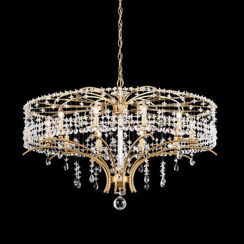 Schonbek Bella Rose 10 Light 110v Chandelier In White Model: TC1036N-06A