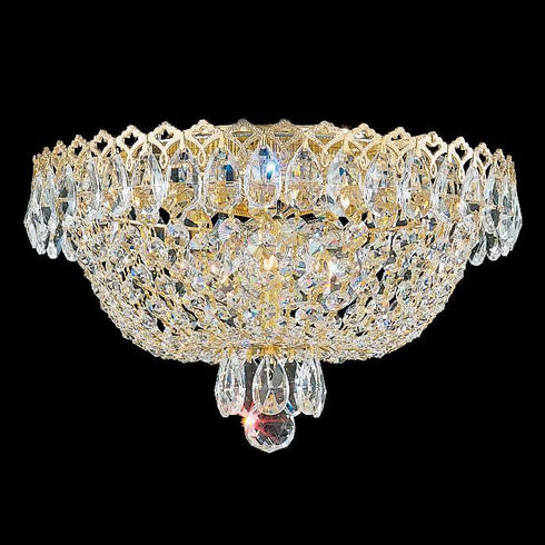 Schonbek Camelot 3 Light Crystal Close to Ceiling Light Model Number: 2616-40