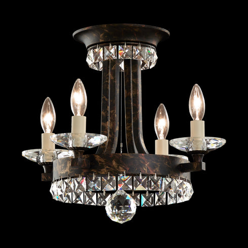 Schonbek Early American 4 Light Crystal Ctc Model: ER1201N-76H