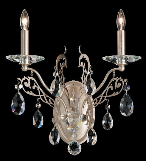 Schonbek Filigrae 2 Light Crystal Wall Sconce