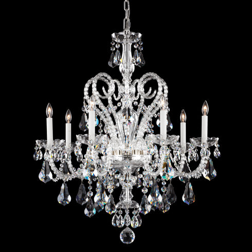 Schonbek Novielle 7 Light 110v Chandelier In Silver Model: NV3907N-40A