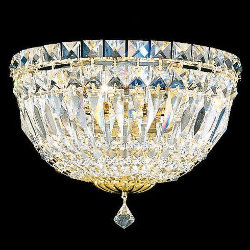 Schonbek Petit Crystal Deluxe 3 Light Crystal Wall Sconce