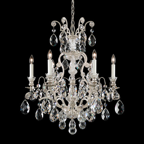 Schonbek Renaissance 7 Light Crystal Chandelier