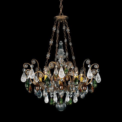 Schonbek Renaissance Rock Crystal 8 Light Crystal Chandelier Model: 3587-22CL