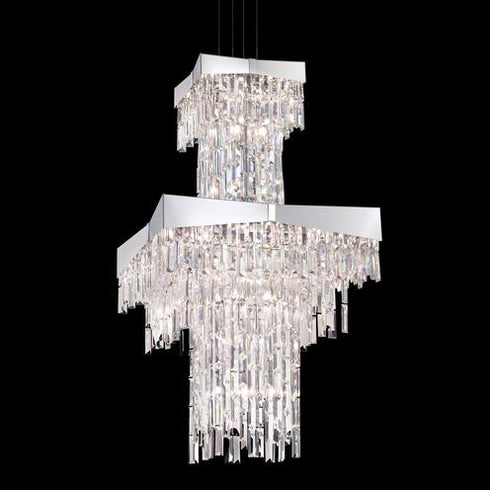 Schonbek Riviera 24 Light 110v Chandelier In Brushed Model: RF2460N-16A