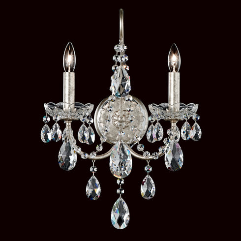 Schonbek Sonatina 2 Light Crystal Wall Sconce