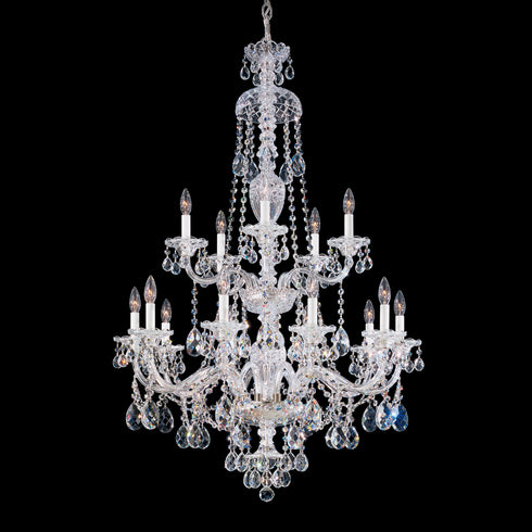 Schonbek Sterling 15 Light Crystal Chandelier
