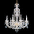 Schonbek Sterling 9 Light Crystal Chandelier