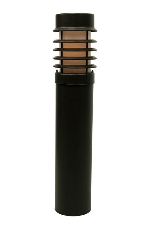 Snoc Aluminum Bollard With Frosted Acrylic Globe Model:0887 LH
