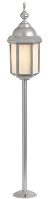 Snoc Cast Aluminum Path Light With Pearl Acrylic Panels Model:0214 LV