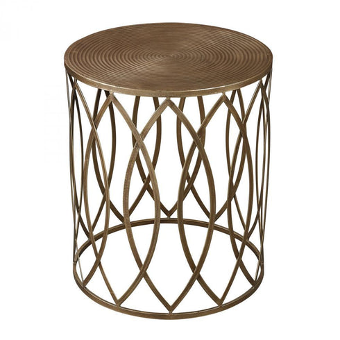 Elk (Sterling) 138-009 Sutton Accent Table In Gold Leaf