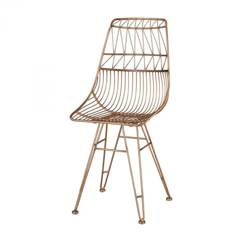 Elk (Sterling) 3138-266 Jette Chair In Rose Gold