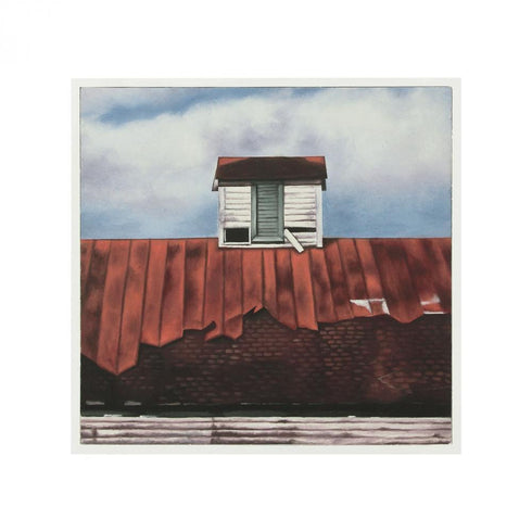 Sterling 7011-1187 Handpainted Wall Art Boathouse Roof