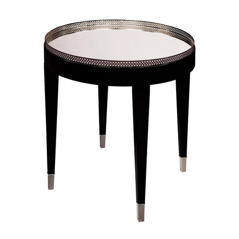 Sterling Black Tie Table In Black With Chrome And Model: 6042287