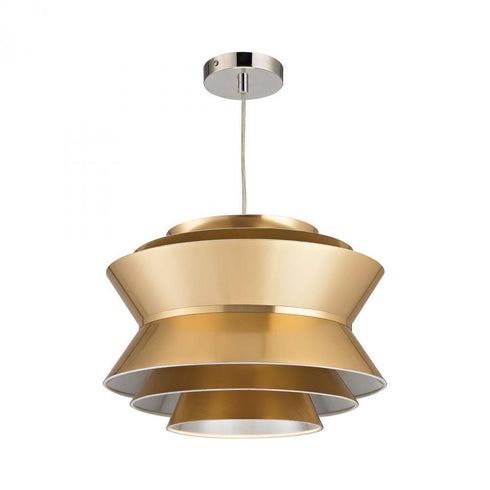 Elk (Sterling) D2970 Godnik 1 Light Pendant In Gold