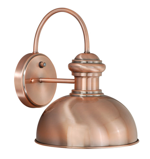 T0015 Vaxcel Franklin 10" Outdoor Wall Light Copper