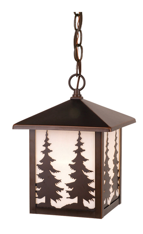 T0048 Vaxcel Yosemite 8" Outdoor Pendant Burnished Bronze