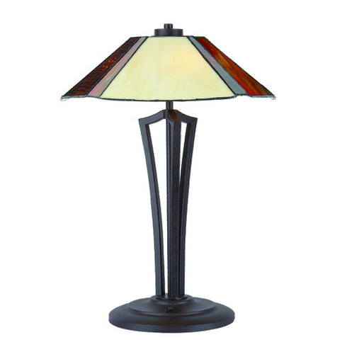 T192-15-47 Richmond Collection Tiffany Glass Table Lamp