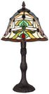T618-9-160 Charlottetown Collection 15" high Tiffany Table Lamp